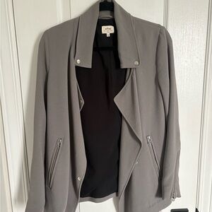 Wilfred Gray Blazer with Waterfall Front